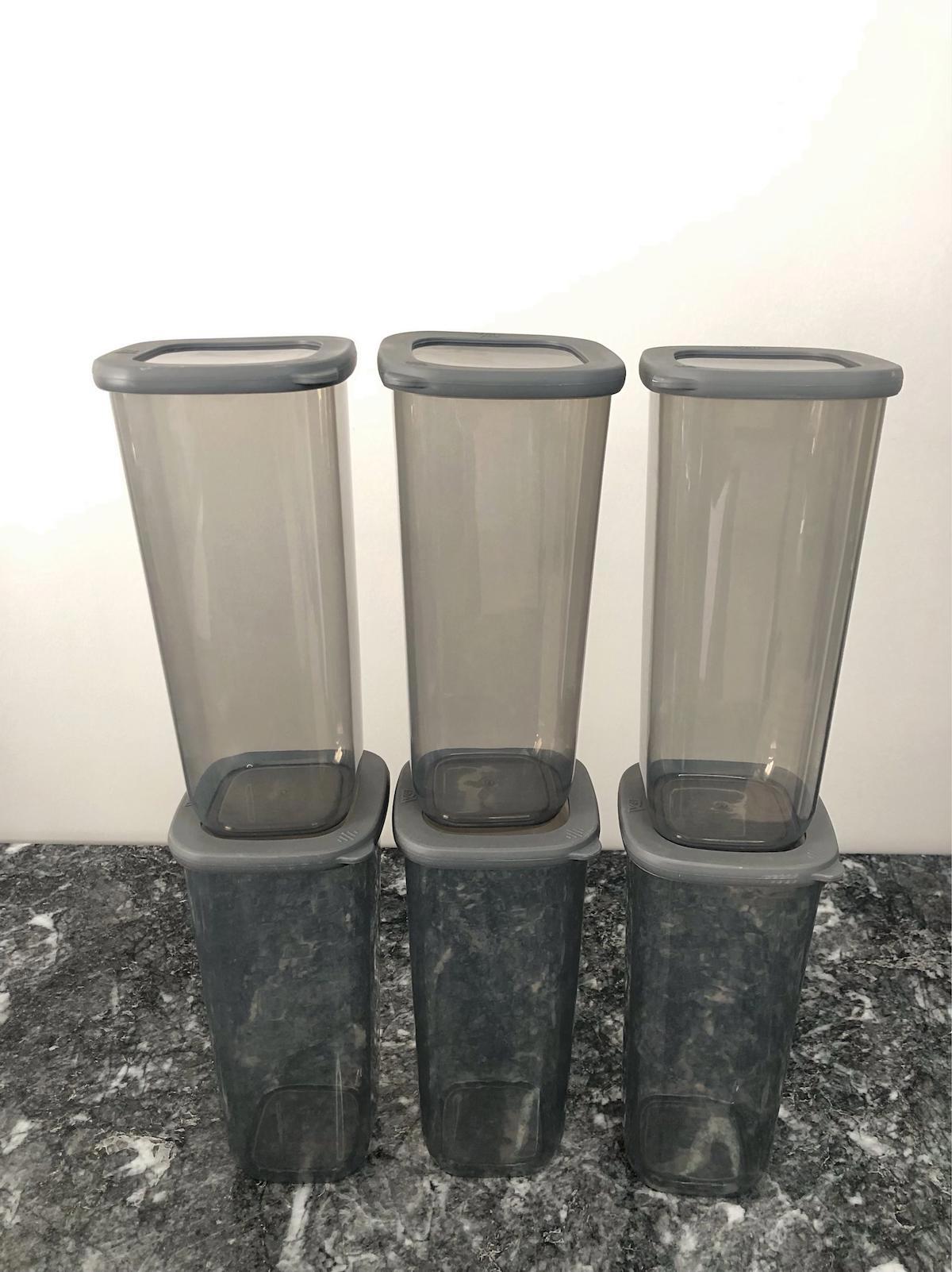 Vip Ahmet 3 Parça Dikdörtgen Plastik Saklama Kabı 10.5 lt