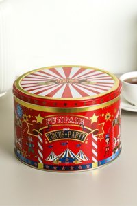 Sarkap 2 Parça Yuvarlak Metal Saklama Kabı 800 ml