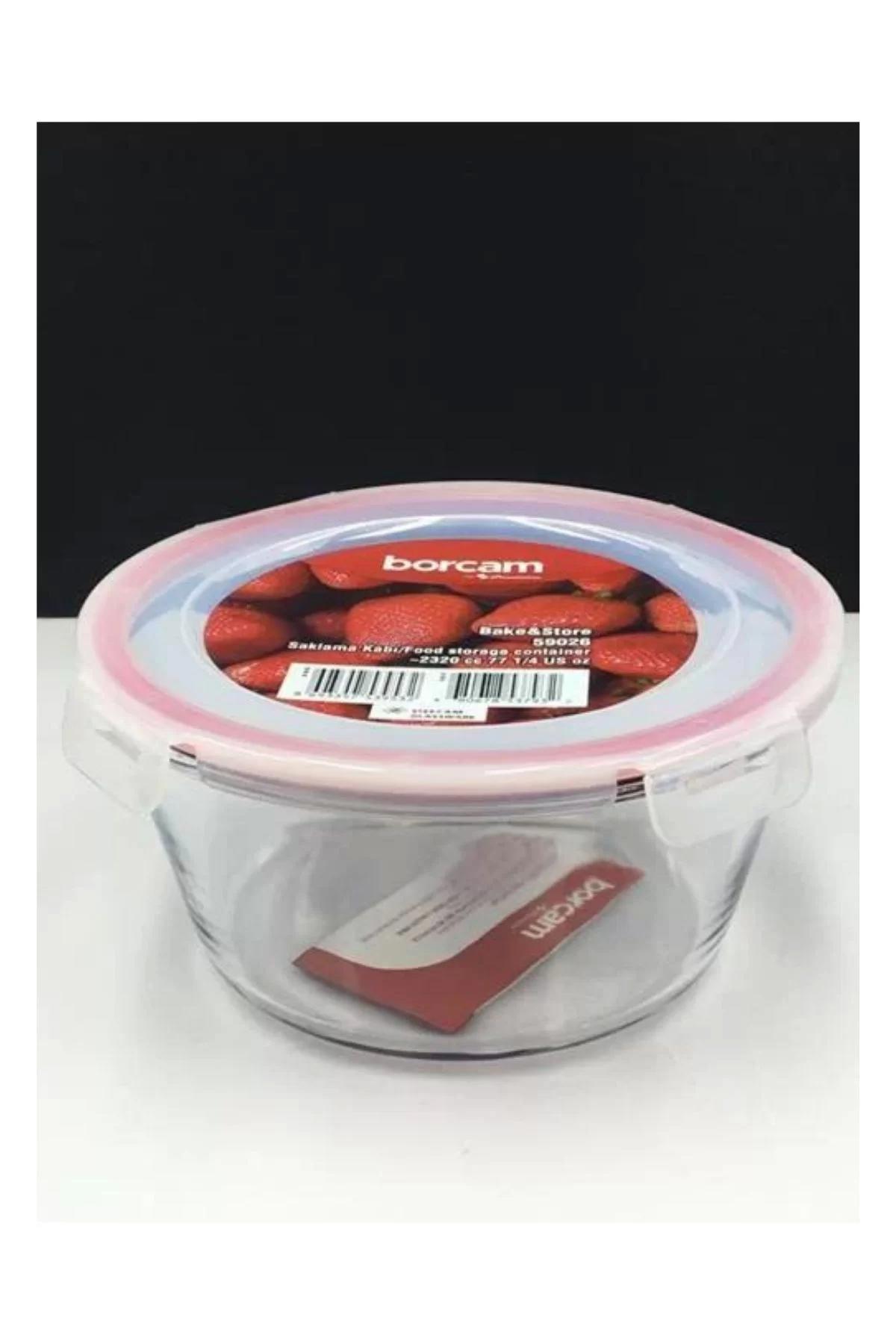 Paşabahçe 2 Parça Oval Cam Saklama Kabı 2.32 lt