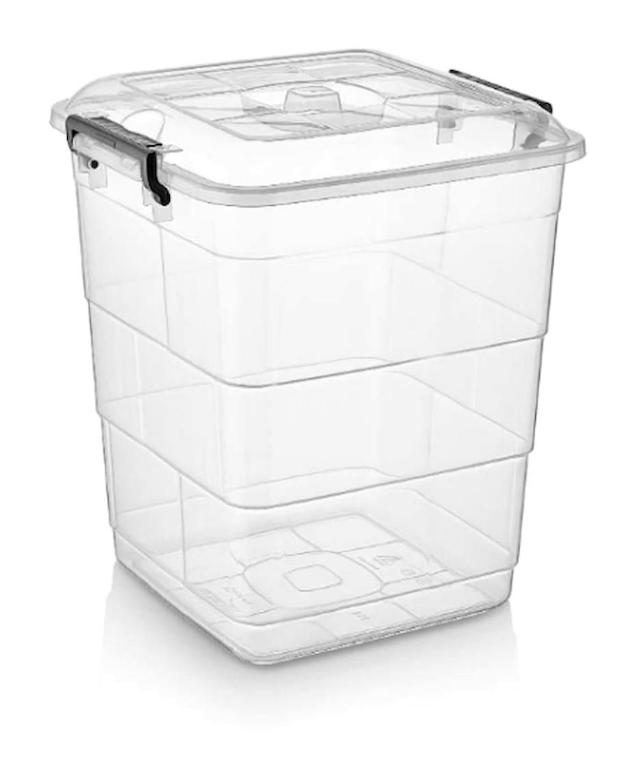 Sarfmall 1 Parça Kare Plastik Saklama Kabı 10 lt