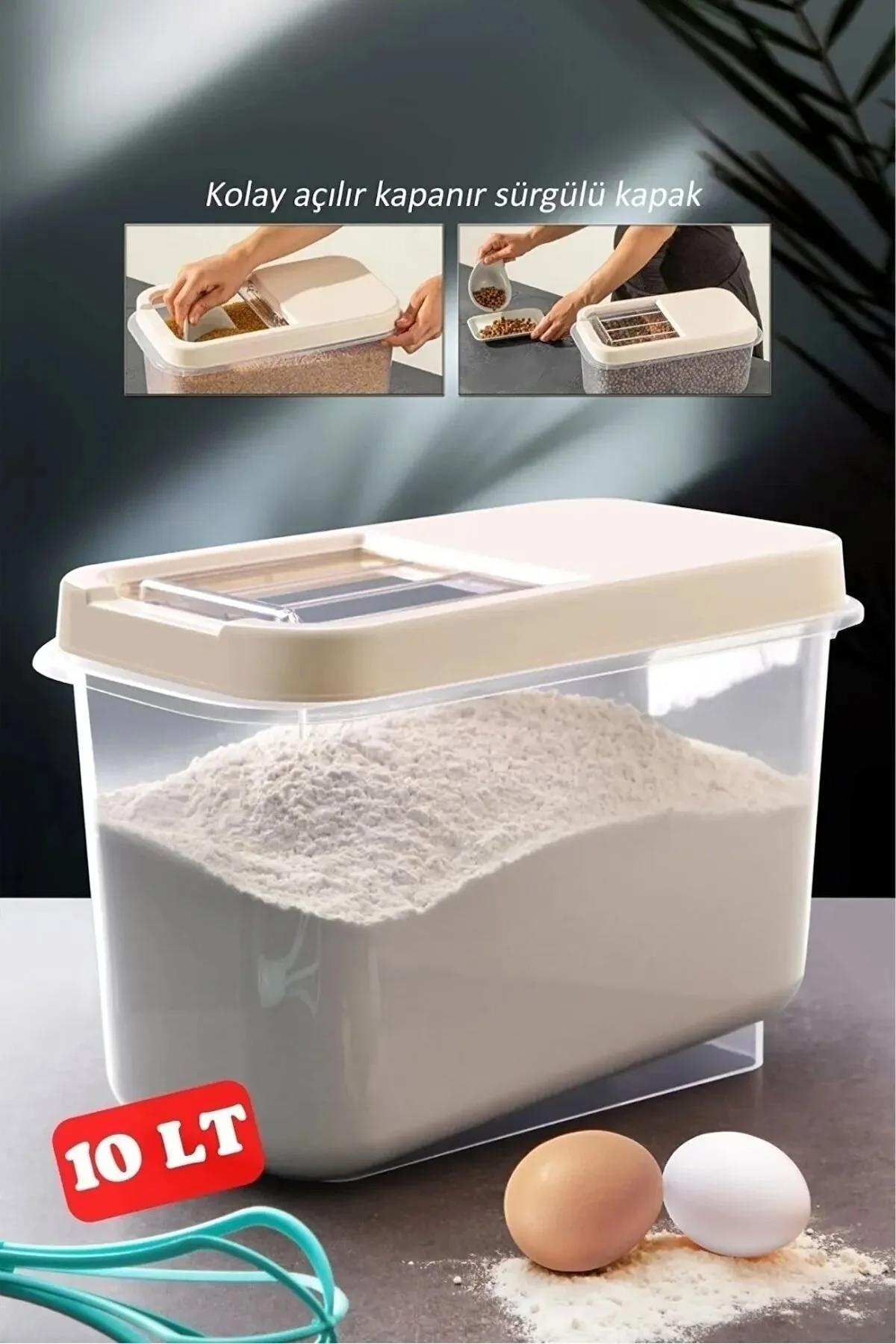 Open Home Concept 2 Parça Dikdörtgen Plastik Saklama Kabı 10 lt