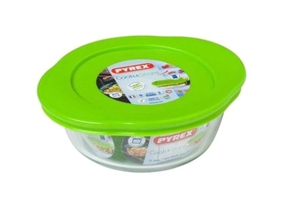Pyrex 2 Parça Yuvarlak Cam Saklama Kabı 350 ml