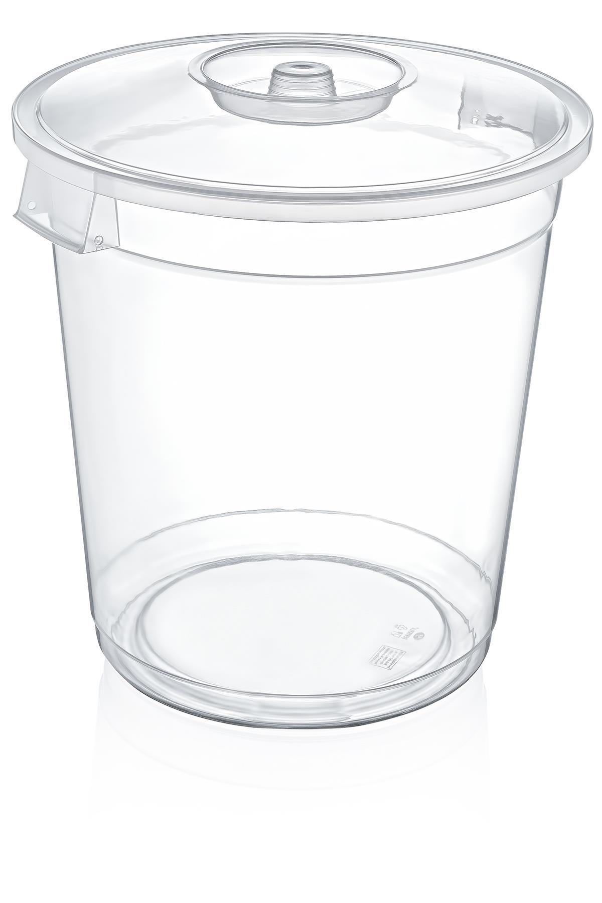 Şenyayla 2 Parça Yuvarlak Plastik Saklama Kabı 35 lt
