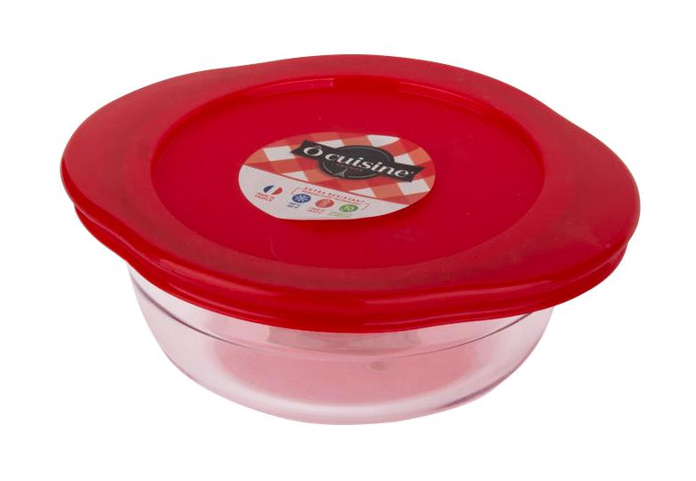 Ocuısıne 2 Parça Yuvarlak Cam Saklama Kabı 350 ml