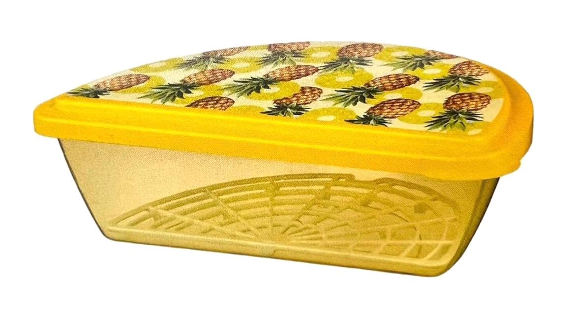 Cosiness 2 Parça Yuvarlak Plastik Saklama Kabı 1.2 lt