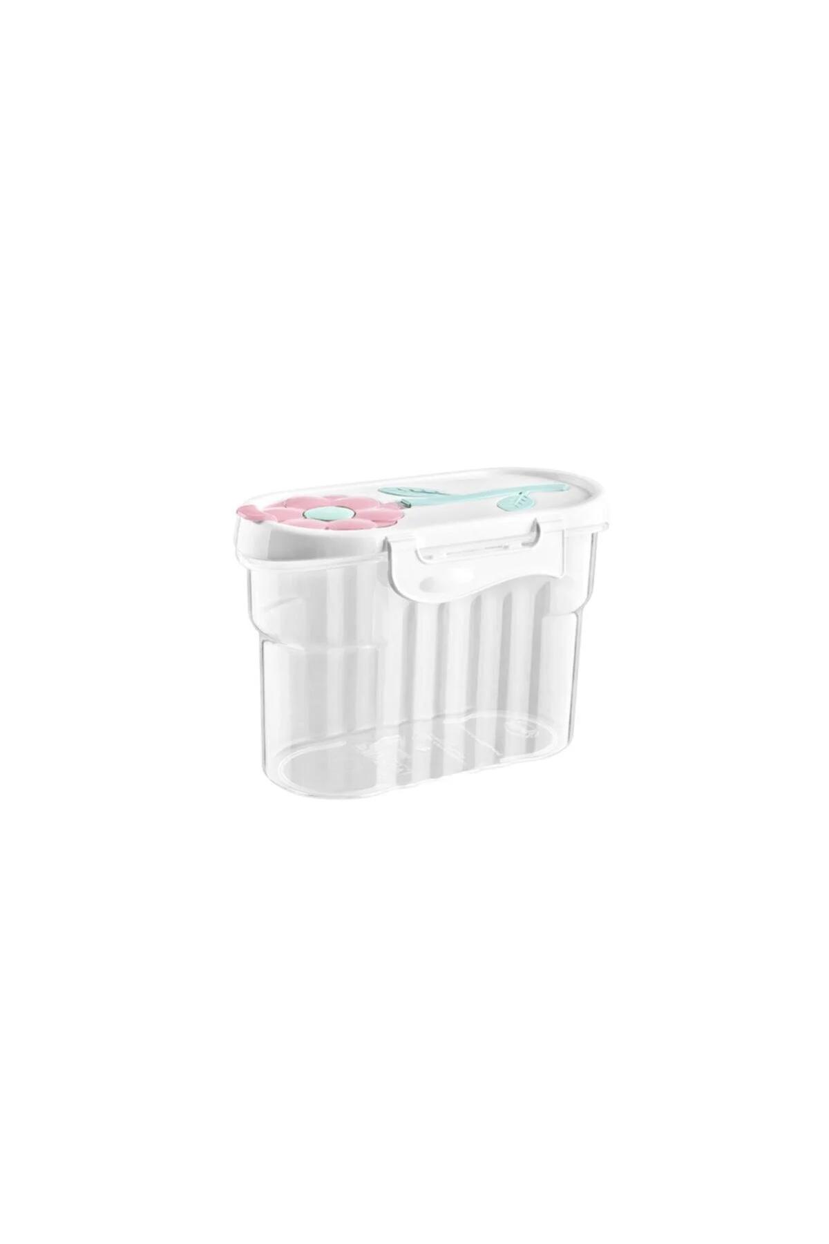 Cosiness 2 Parça Dikdörtgen Plastik Saklama Kabı 1.2 lt