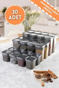 Rossel Premium 60 Parça Kare Plastik Saklama Kabı