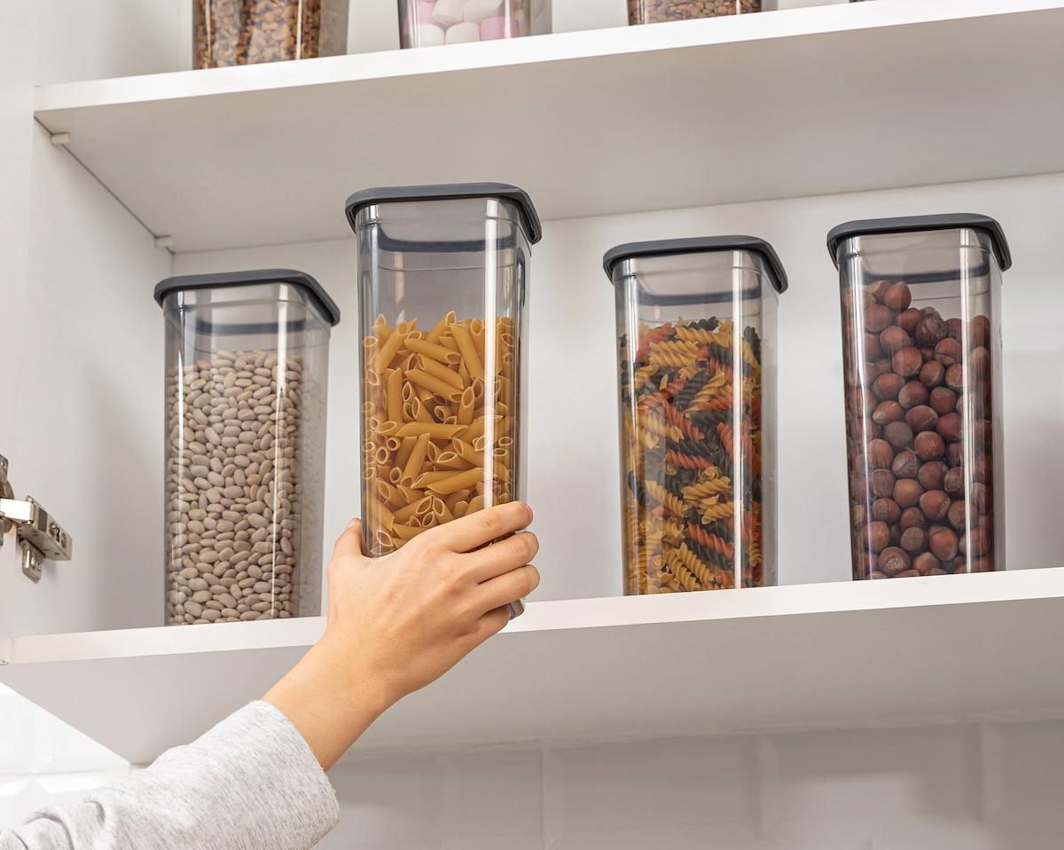Homprime 6 Parça Kare Plastik Saklama Kabı 1.9 lt