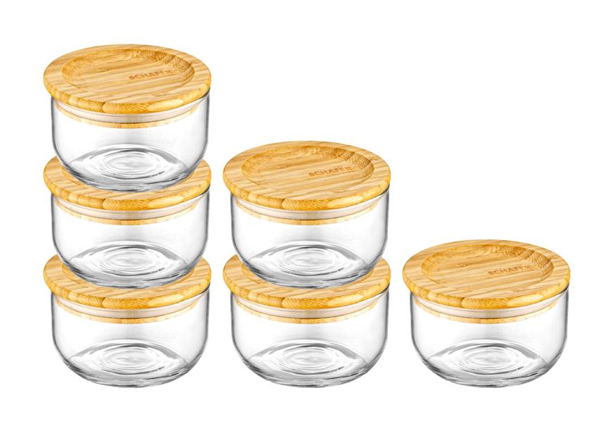 Schafer 12 Parça Oval Cam Saklama Kabı 300 ml
