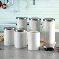Güral Porselen 6 Parça Silindir Porselen Saklama Kabı 380 ml