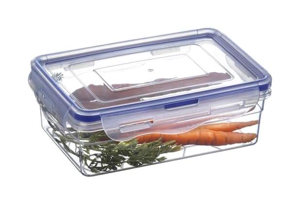 Piev 2 Parça Dikdörtgen plastik Saklama Kabı 850 ml