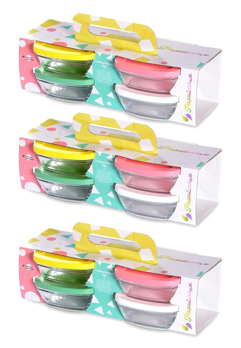 Paşabahçe 24 Parça Oval Cam Saklama Kabı 310 ml