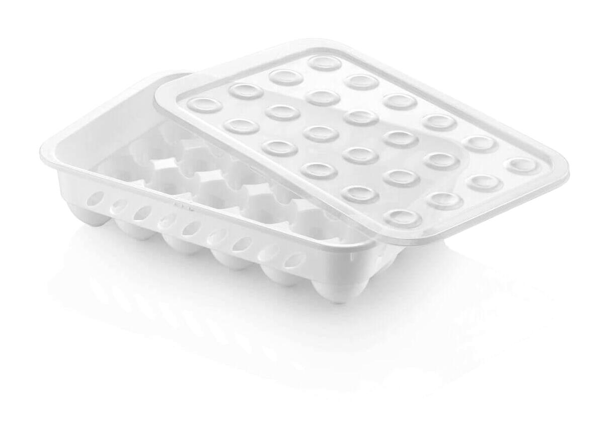 Qlux Evet 2 Parça Dikdörtgen Plastik Saklama Kabı