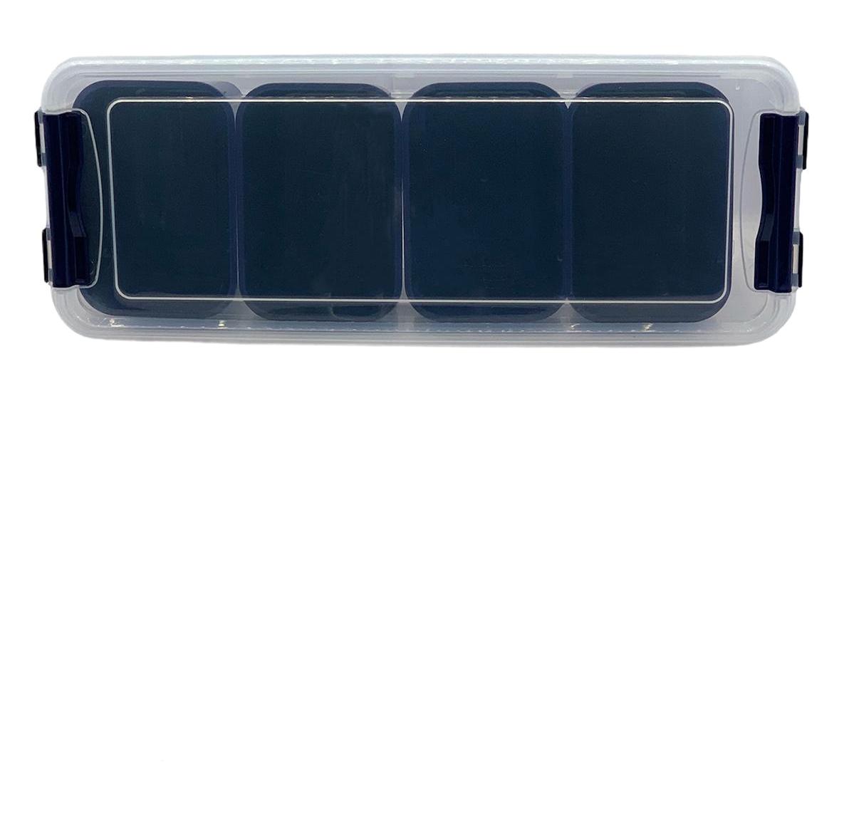 Pratikoutdoor Evet 3 Parça Dikdörtgen Plastik Saklama Kabı 3.5 lt