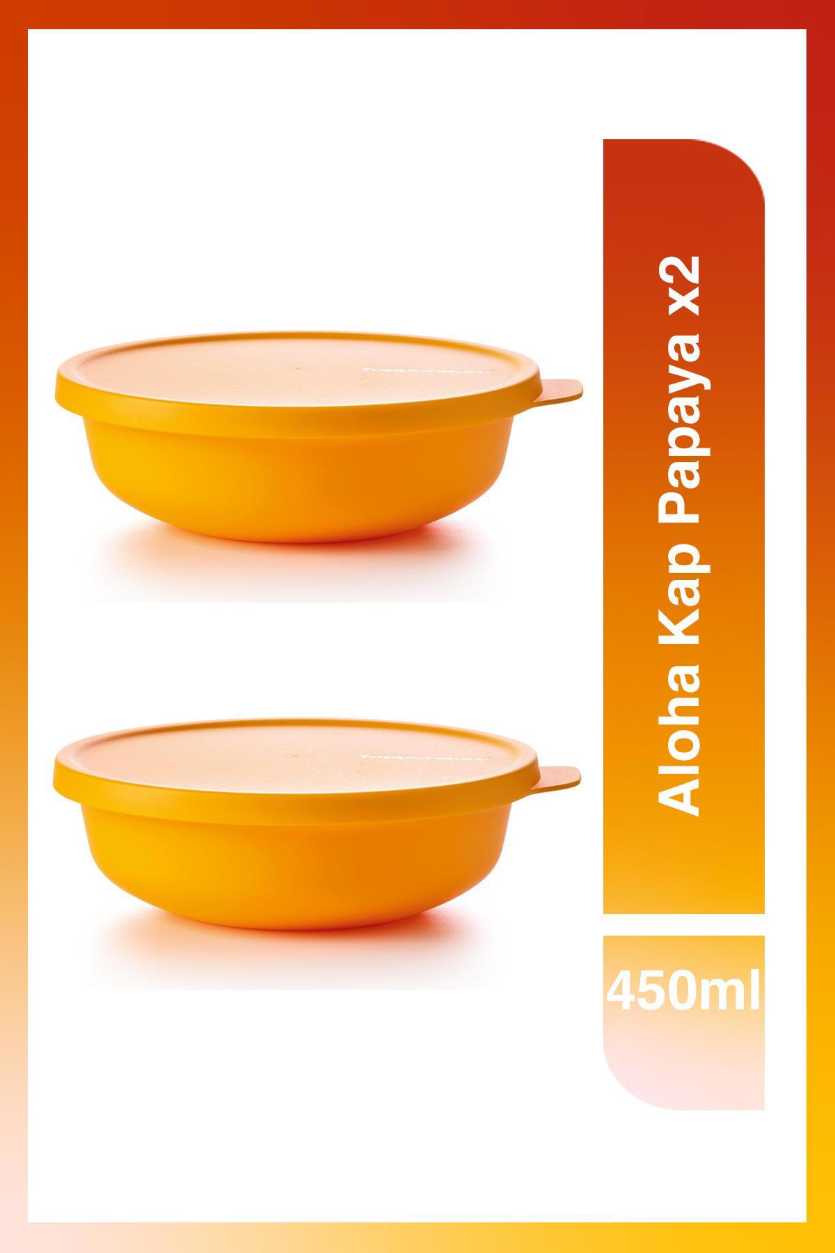 Tupperware 4 Parça Yuvarlak Plastik Saklama Kabı 450 ml