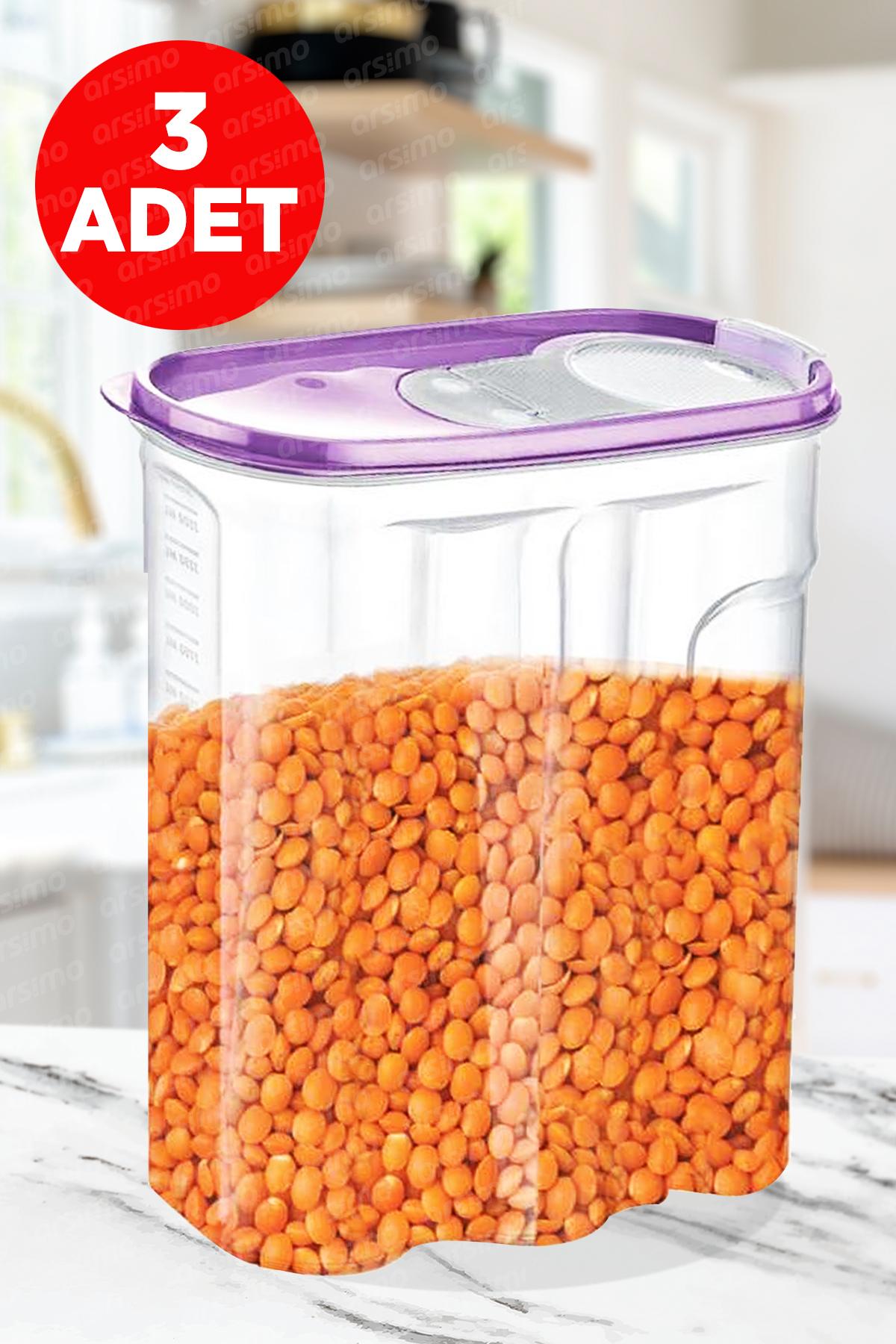 Arsimo 6 Parça Plastik Saklama Kabı 4 lt