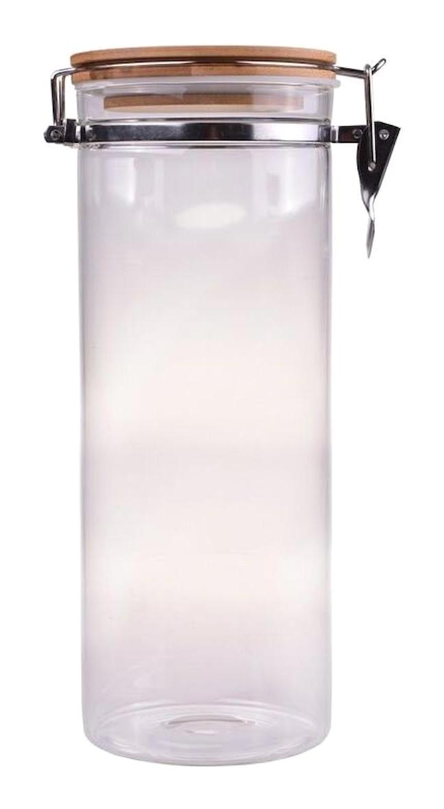 Bambum 2 Parça Yuvarlak Cam Saklama Kabı 1.25 lt