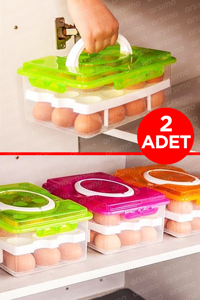 Arsimo Evet 4 Parça Dikdörtgen Plastik Saklama Kabı