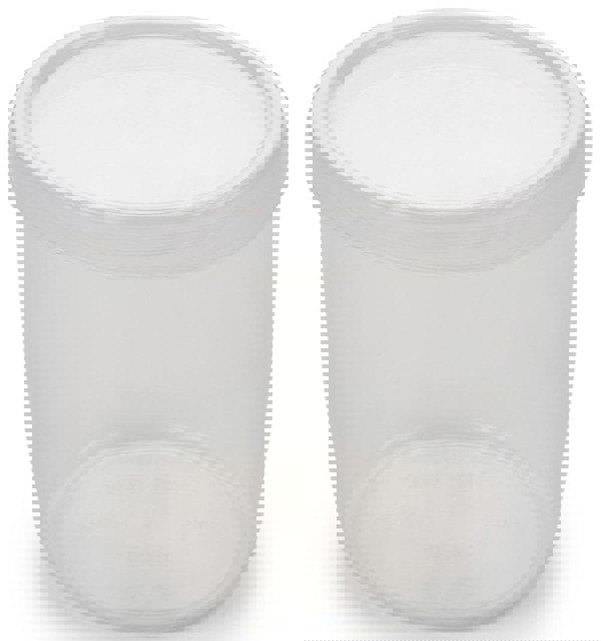 Bora 2 Parça Yuvarlak Plastik Saklama Kabı 1.42 lt
