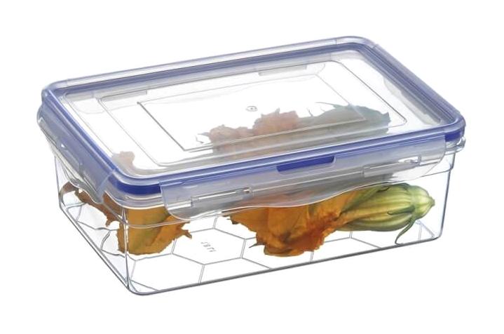 Piev 2 Parça Dikdörtgen plastik Saklama Kabı 1.8 lt