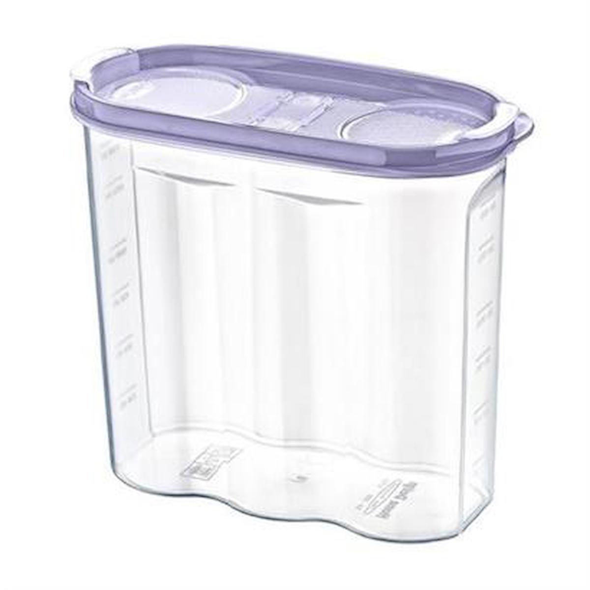 Marydien 2 Parça Dikdörtgen Plastik Saklama Kabı 1.7 lt