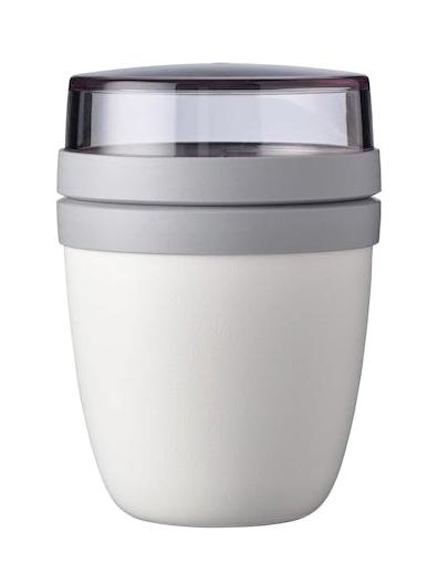 Mepal 2 Parça Silindir Çelik Saklama Kabı 420 ml