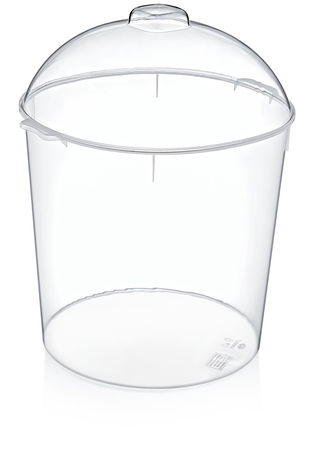 Şenyayla 2 Parça Yuvarlak Plastik Saklama Kabı 30 lt