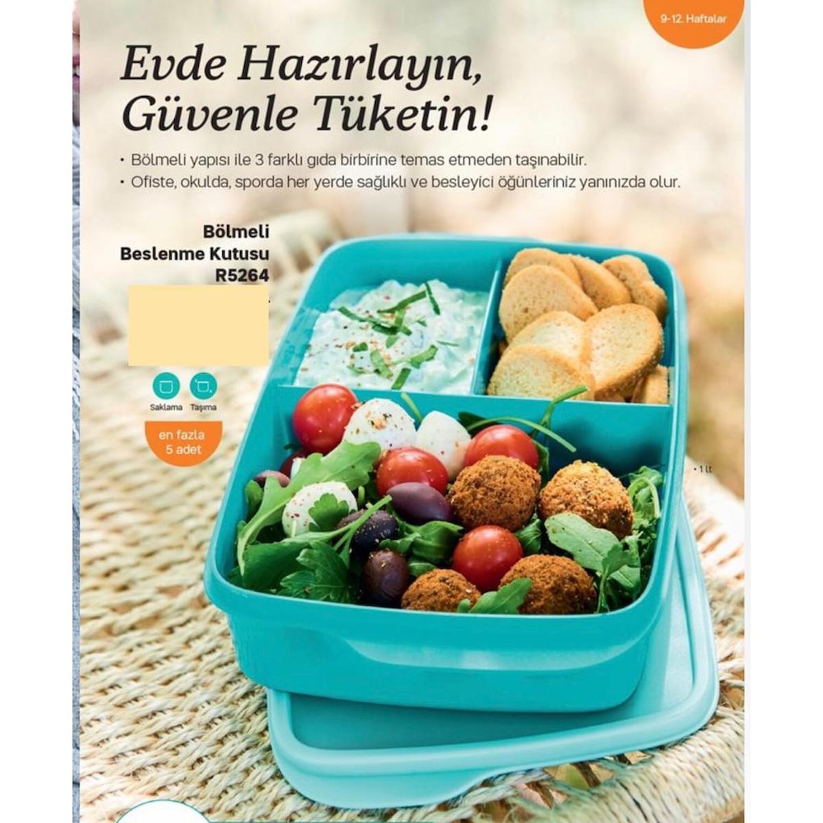 Tupperware Evet 1 Parça Dikdörtgen Plastik Saklama Kabı 1 lt