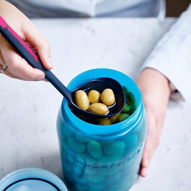 Tupperware 1 Parça Oval Plastik Saklama Kabı 1.5 lt