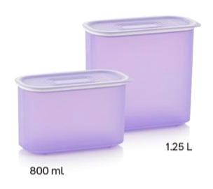 Tupperware 4 Parça Silindir Plastik Saklama Kabı