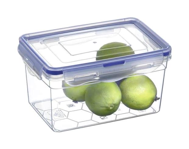 Piev 2 Parça Dikdörtgen plastik Saklama Kabı 1.4 lt