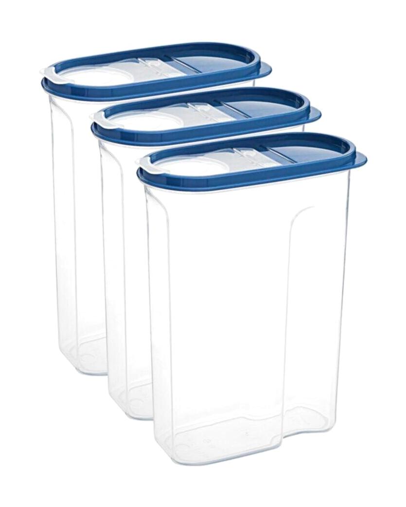 Adalinhome 6 Parça Dikdörtgen Plastik Saklama Kabı 2.5 lt