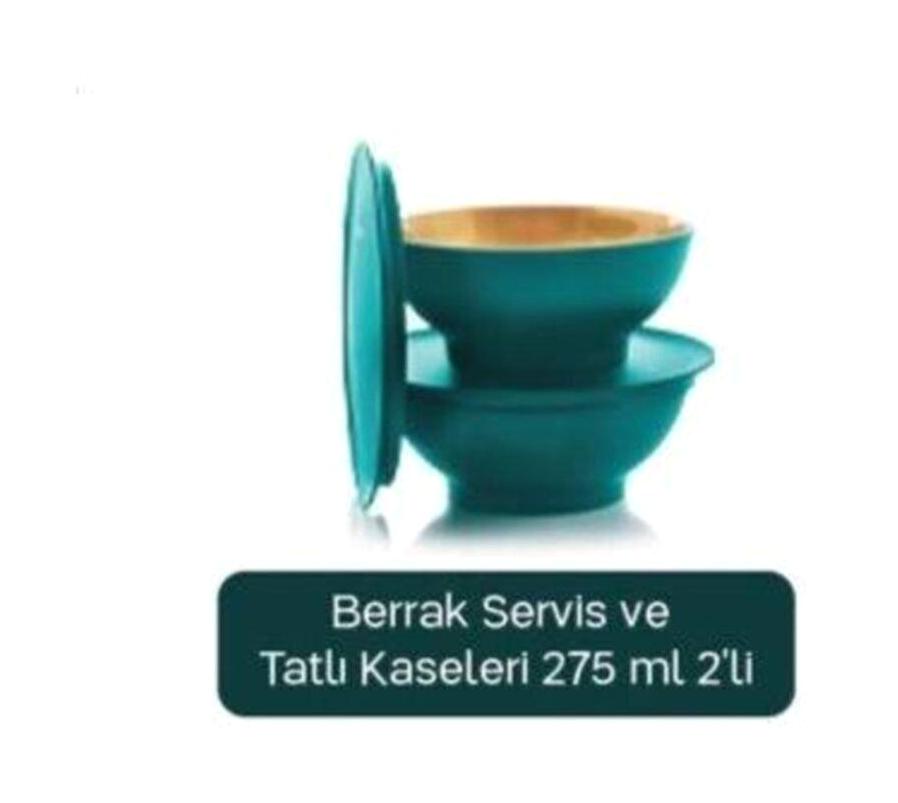 Tupperware 2 Parça Yuvarlak Plastik Saklama Kabı 270 ml