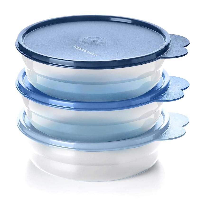 Tupperware 6 Parça Yuvarlak Plastik Saklama Kabı 500 ml