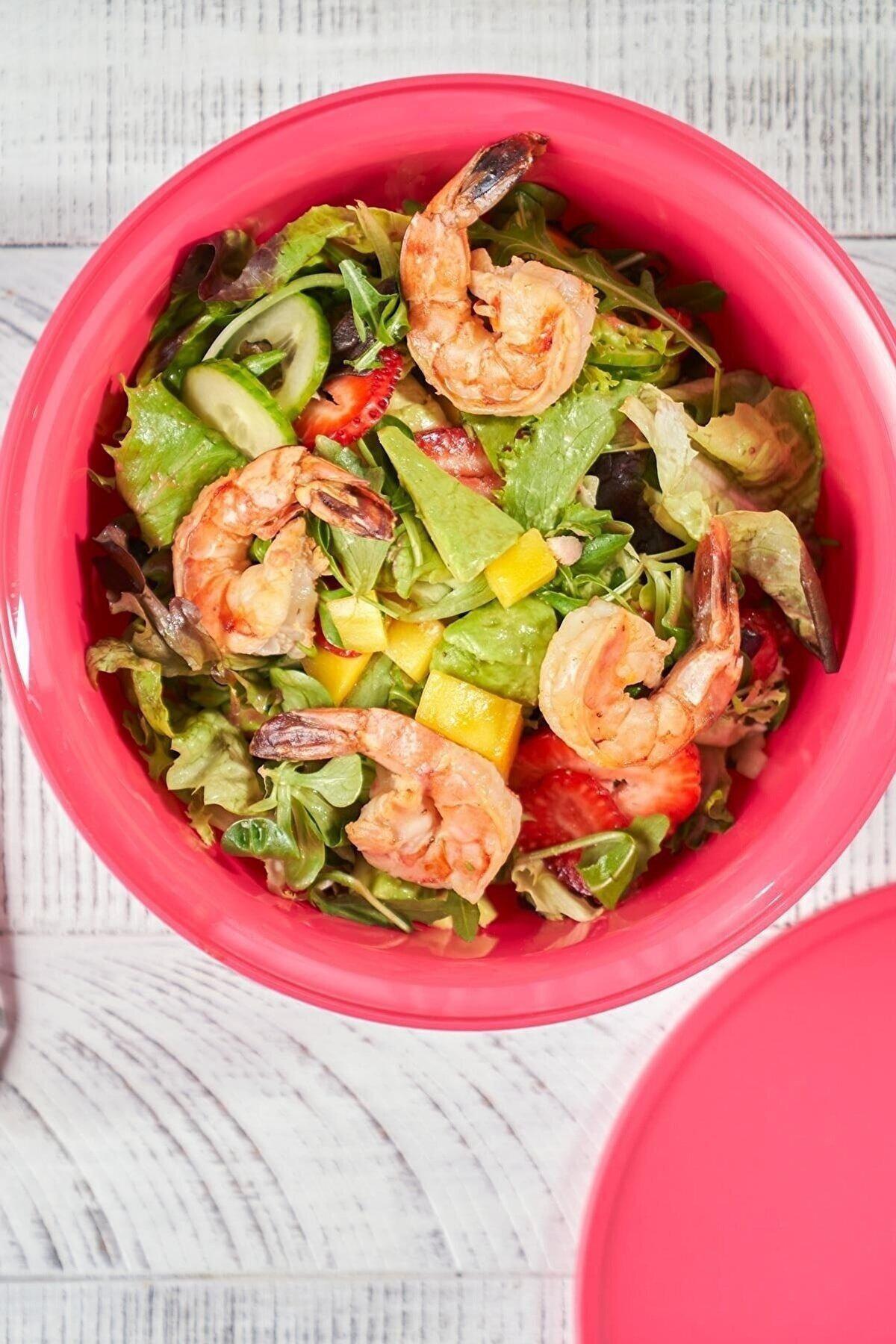 Tupperware 2 Parça Yuvarlak Plastik Saklama Kabı 2 lt