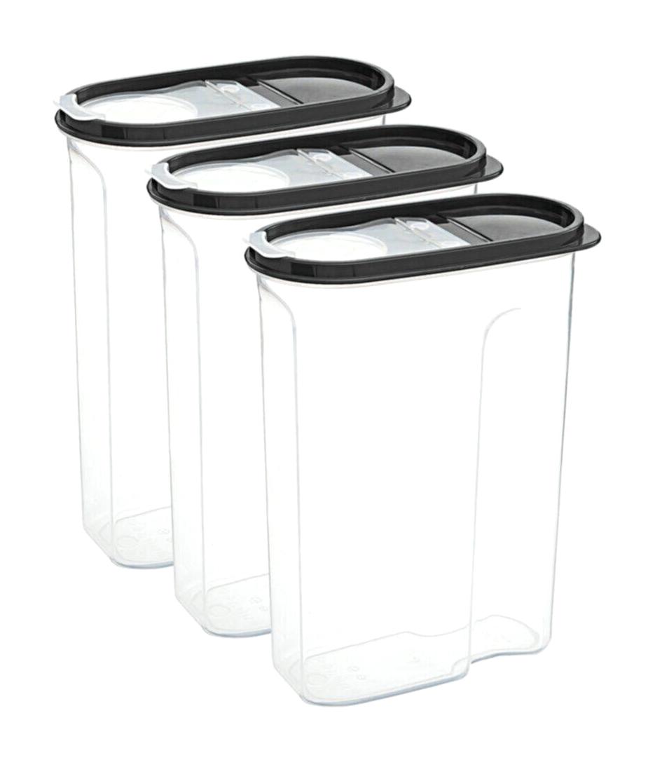 Çankaya 6 Parça Dikdörtgen Plastik Saklama Kabı 2.5 lt
