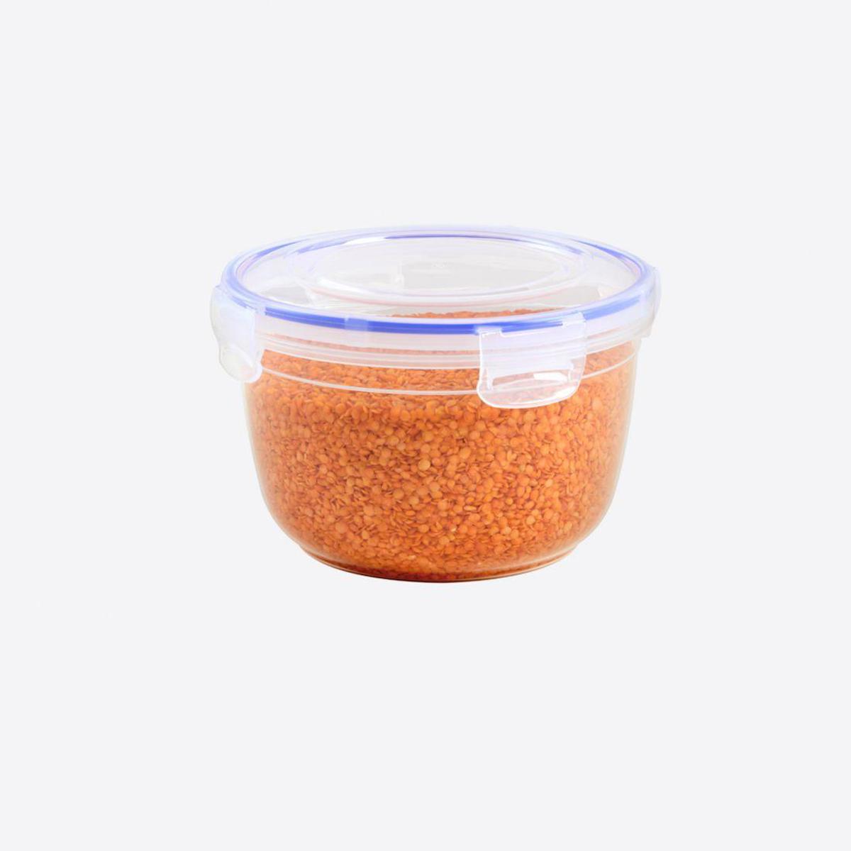 Ünsal Showroom 2 Parça Yuvarlak Plastik Saklama Kabı 2.1 lt