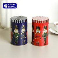 Sarkap 4 Parça Silindir Metal Saklama Kabı 800 ml
