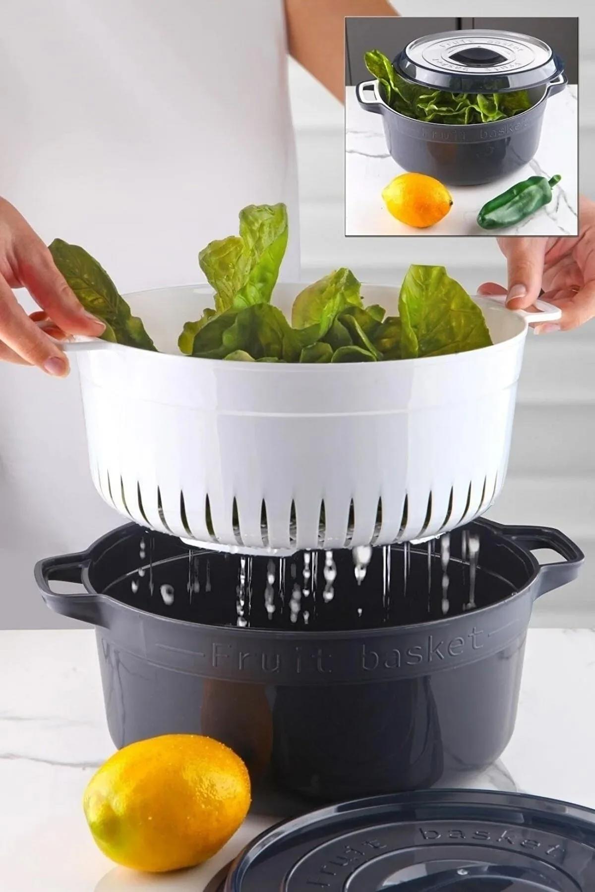 Open Home Concept 1 Parça Yuvarlak plastik Saklama Kabı 750 ml