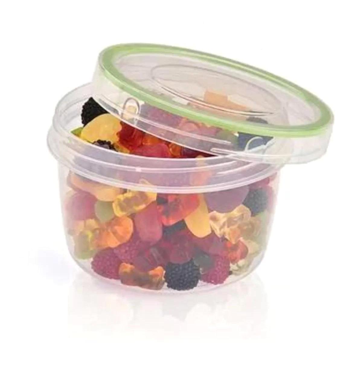Üçsan Plastik 1 Parça Yuvarlak plastik Saklama Kabı 700 ml