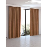 Perle Home Daily Series Antik Renk Ada Fon Perde - 300 x 260 cm