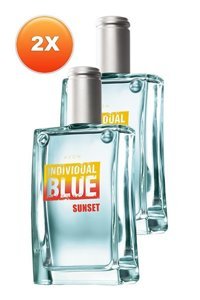Avon Individual Blue Sunset EDT Çiçeksi Erkek Parfüm 2 x 100 ml