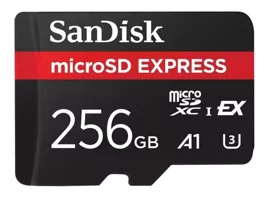 Sandisk Microsd Express 256Gb 880/650Mb/S Microsdxc Uhs-I 5,3K Kamera Drone Gaming Hafıza Kartı Sdsqxfn-256G-Gn4nn
