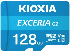 Kioxia Exceria lMEX2L128GG2 128 GB 100MbB/S Okuma Hızlı Micro SD Hafıza Kartı