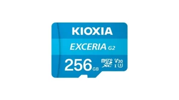 Kioxia Exceria G2 LMEX2L256GG2 Class 10 UHS-I U3 V30 256 GB Micro SD Kart