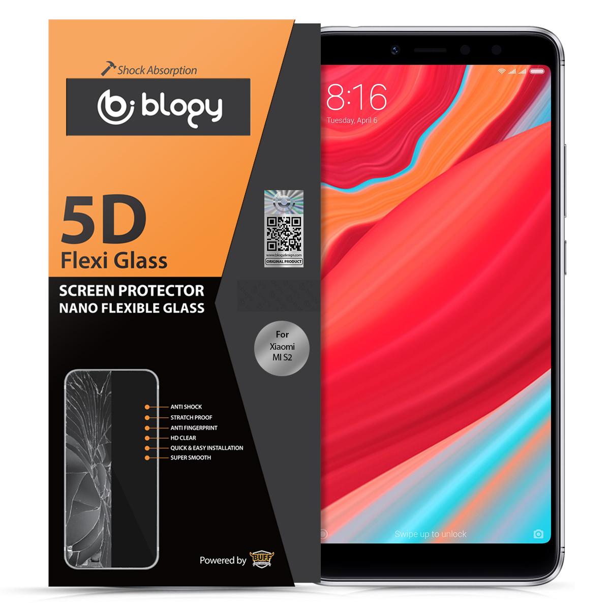 Blogy Xiaomi Redmi S2 Silikon Parlak Ekran Koruyucu