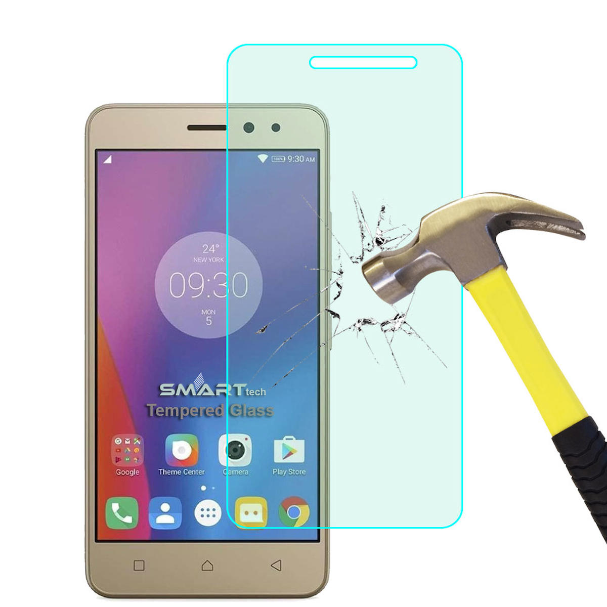 Smart Tech Lenovo K6 Power Kırılmaz Temperli Cam Parlak Ekran Koruyucu