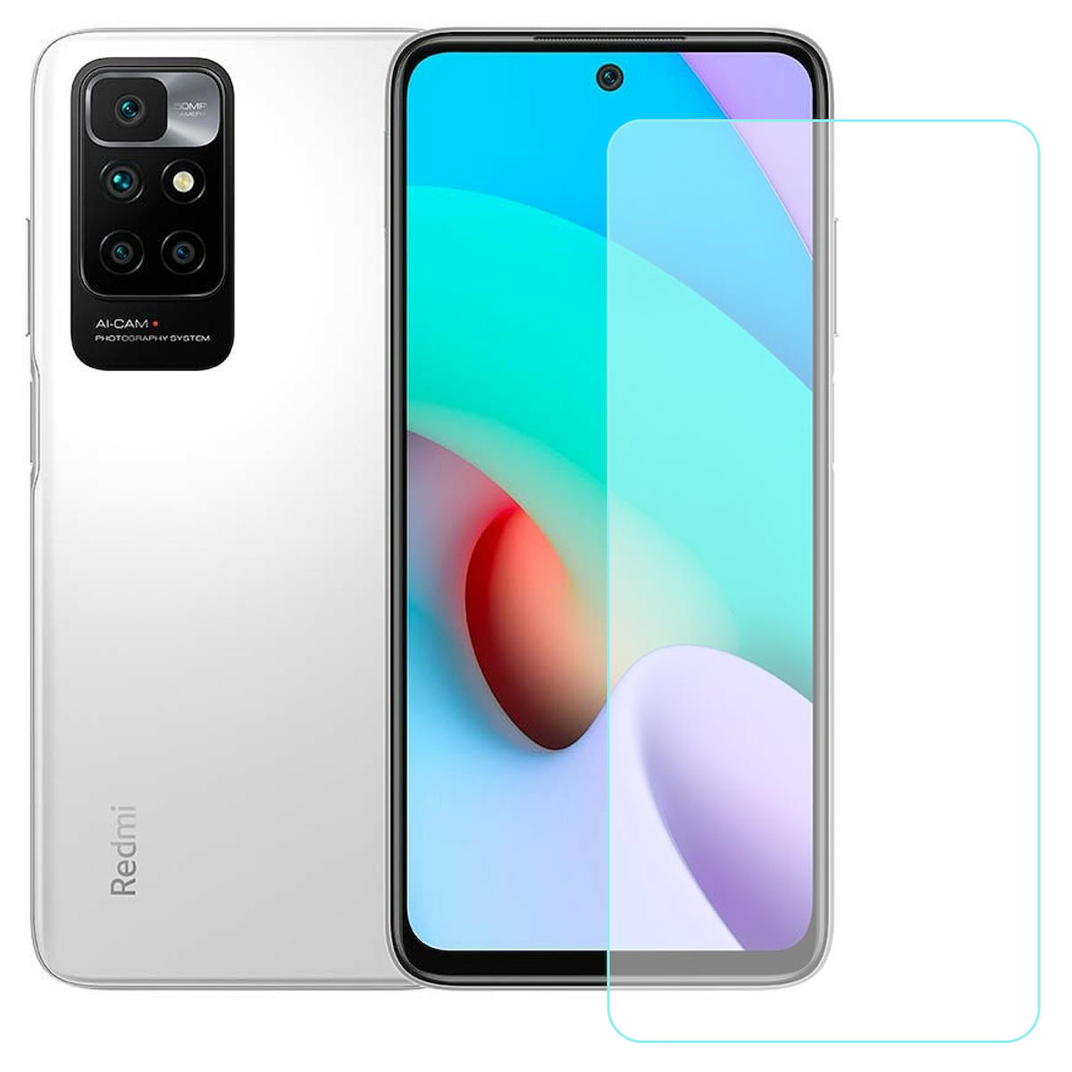 Notech Xiaomi Redmi 10 2022 Temperli Cam Parlak Ekran Koruyucu