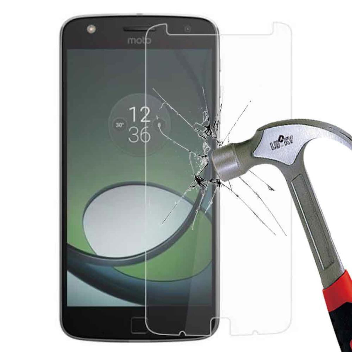 Smart Tech Lenovo Moto Z Kırılmaz Temperli Cam Parlak Ekran Koruyucu