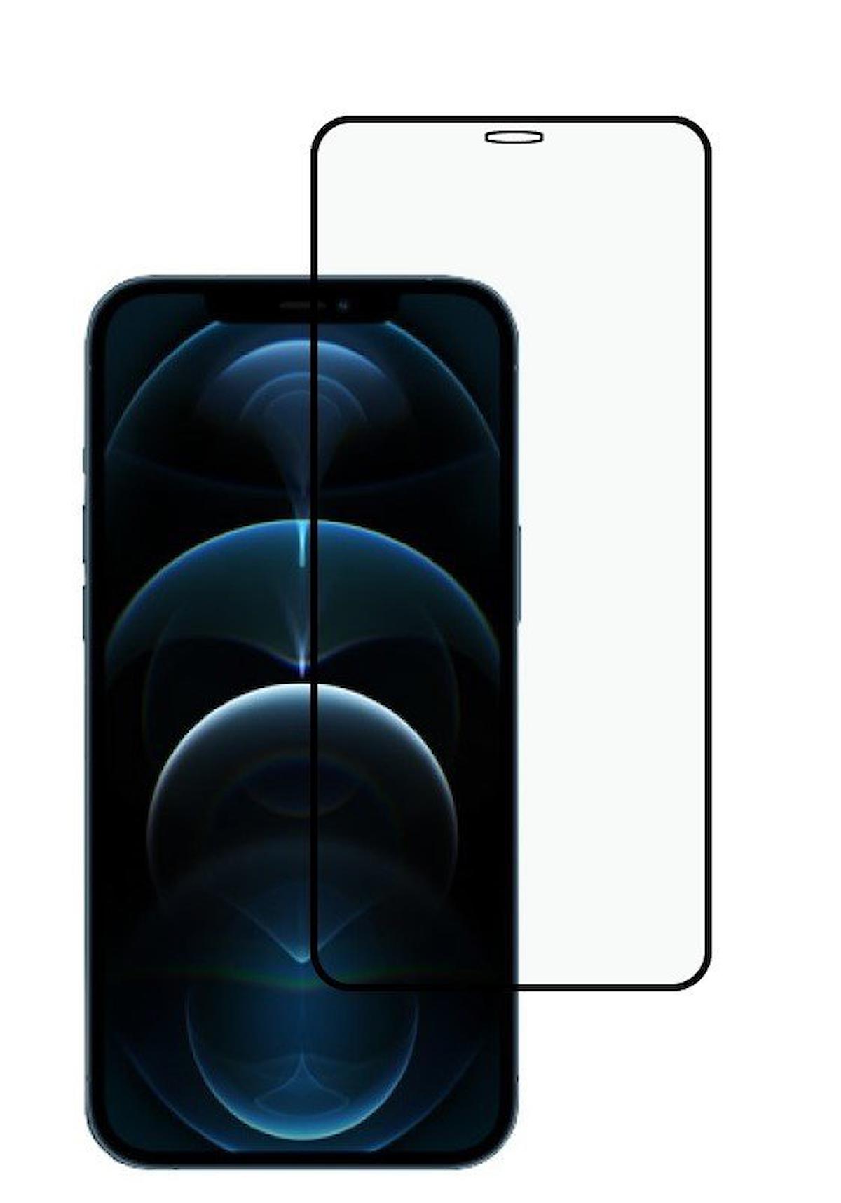 Robeve Apple iPhone 12 Pro Max Temperli Cam Parlak Ekran Koruyucu
